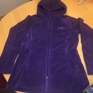 Columbia hooded long sweater XL